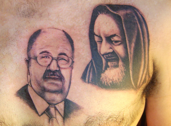Tatuaggio Padre Pio