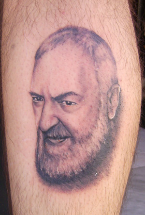 Tatuaggio Padre Pio