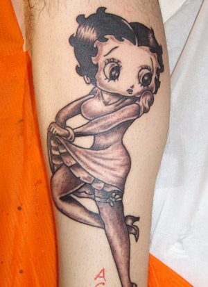 Tatuaggio Betty Boop