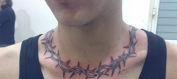 Tatuaggio corona di spine