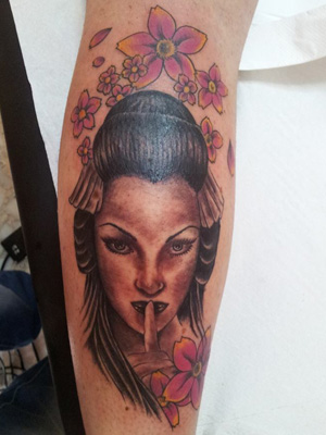 geisha tattoo