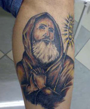 Tatuaggio Padre Pio
