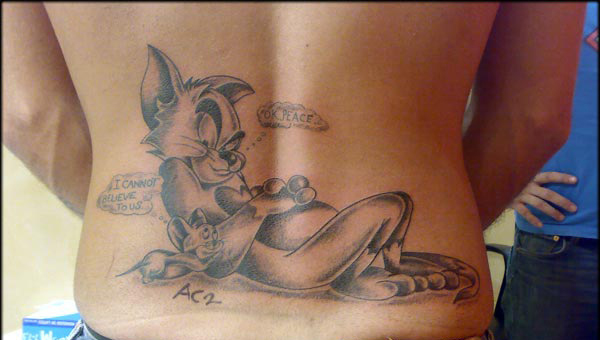 Tatuaggio Tom e Jerry