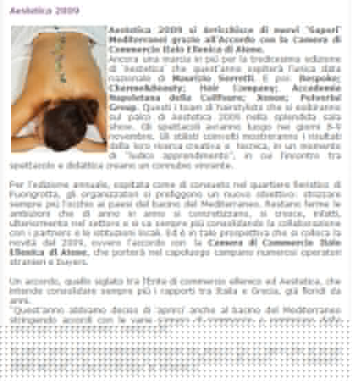 Aestetica 2009